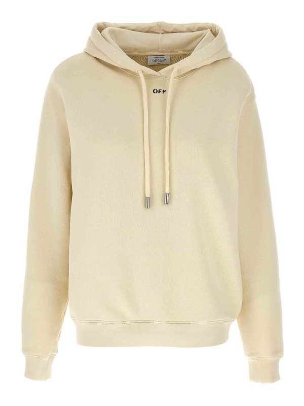 OFF-WHITE: Sudaderas y suéteres - Sudadera - Blanco