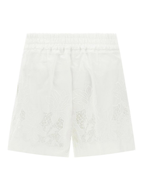 P.A.R.O.S.H.: pantaloni shorts online - Shorts cioccolato