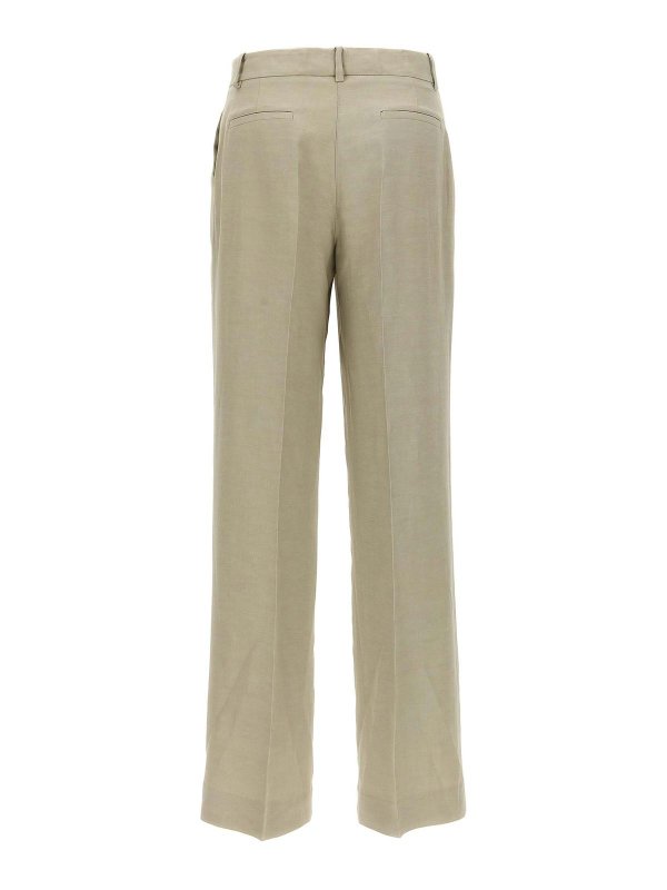 P.A.R.O.S.H.: テーラードトラウザー online - テーラードパンツ - 白