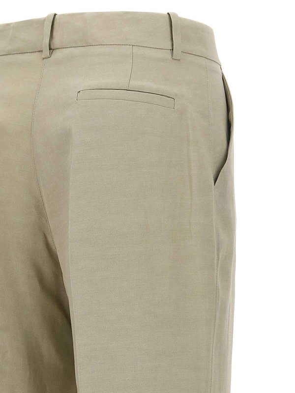 テーラードパンツ - 白 shop online: P.A.R.O.S.H.