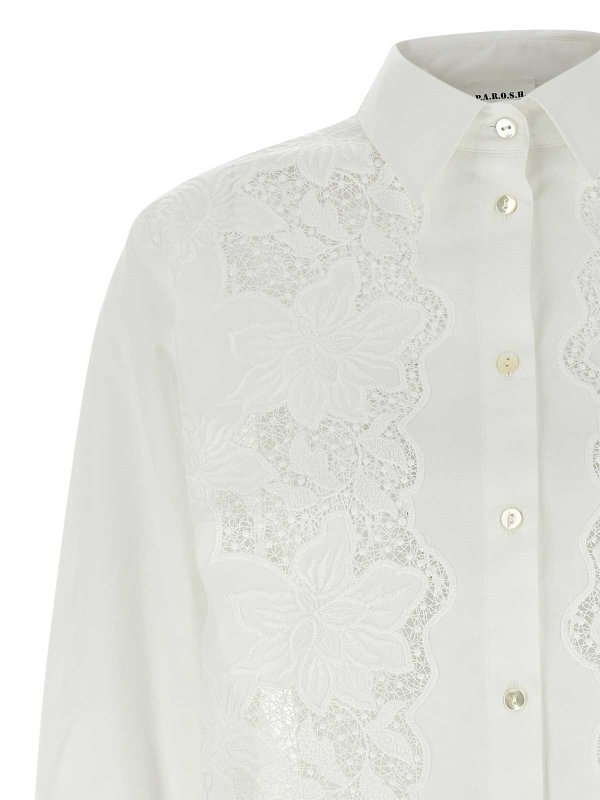 The Best Shops P.A.R.O.S.H.: Chemises - Chemise - Blanc