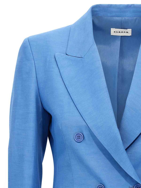 The Best Shops P.A.R.O.S.H.: Vestes de costume - Blazer - Bleu