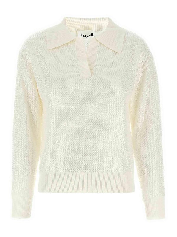 P.A.R.O.S.H.: cardigans - Cobalto Sweater