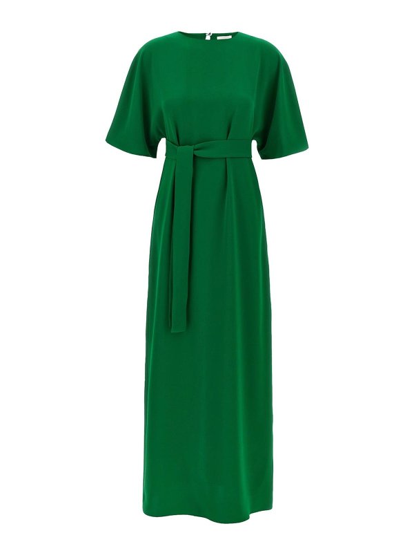 P.A.R.O.S.H.: Knielange Kleider - Knielanges Kleid - Grün