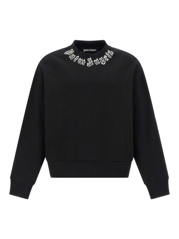 Palm Angels: スウェット＆セーター - スウェットシャツ/セーター - 白