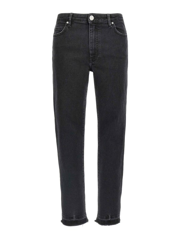 Pinko: Jeans évasés - Jean Bootcut - Noir