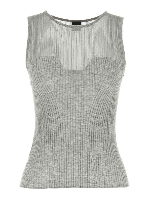 Pinko: Tops und Tank Tops - Top - Grau