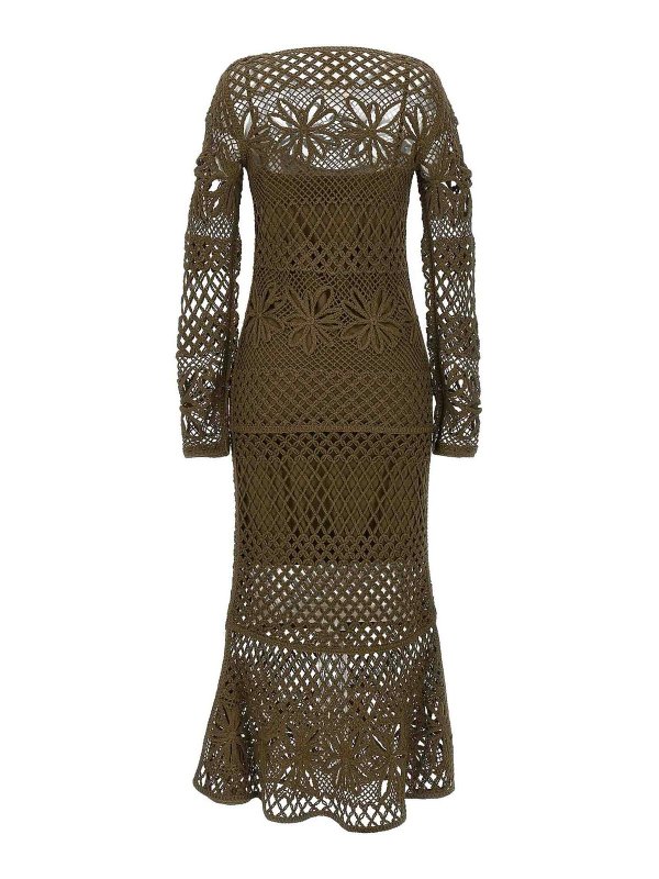 Pinko: ニーレングスドレス online - 膝丈ドレス - 緑