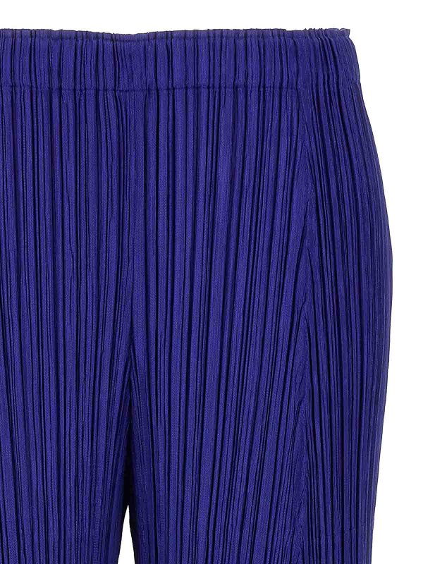 The Best Shops PLEATS PLEASE ISSEY MIYAKE: casual trousers - Thicker Bottoms Pants
