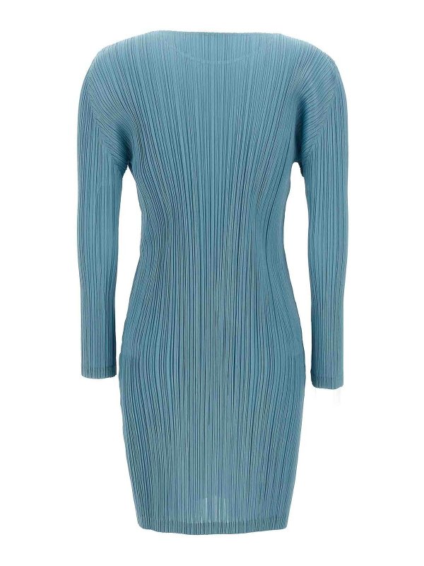 PLEATS PLEASE ISSEY MIYAKE: ニーレングスドレス online - 膝丈ドレス - マルチカラー