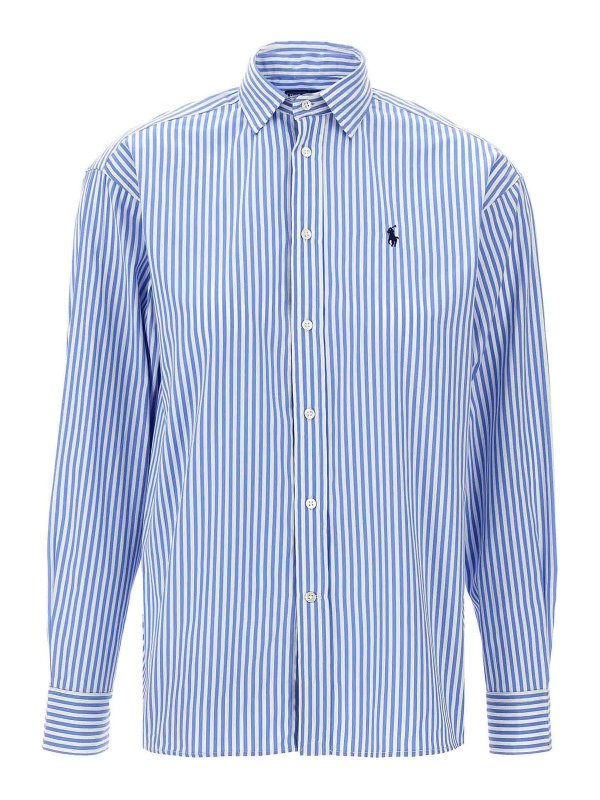 POLO RALPH LAUREN: シャツ - シャツ - ライトブルー