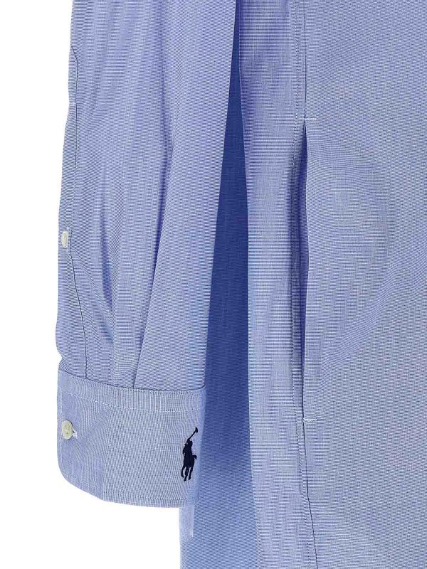 膝丈ドレス - ライトブルー shop online: POLO RALPH LAUREN