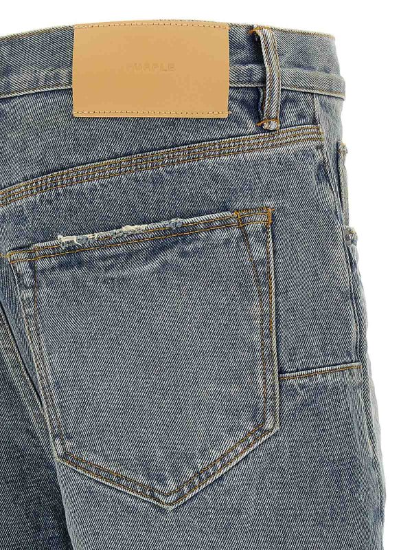 P059 Cast Iron Bermuda Shorts shop online: PURPLE BRAND