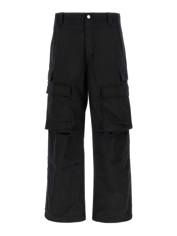 PURPLE BRAND: casual trousers - Woven Cargo Pants