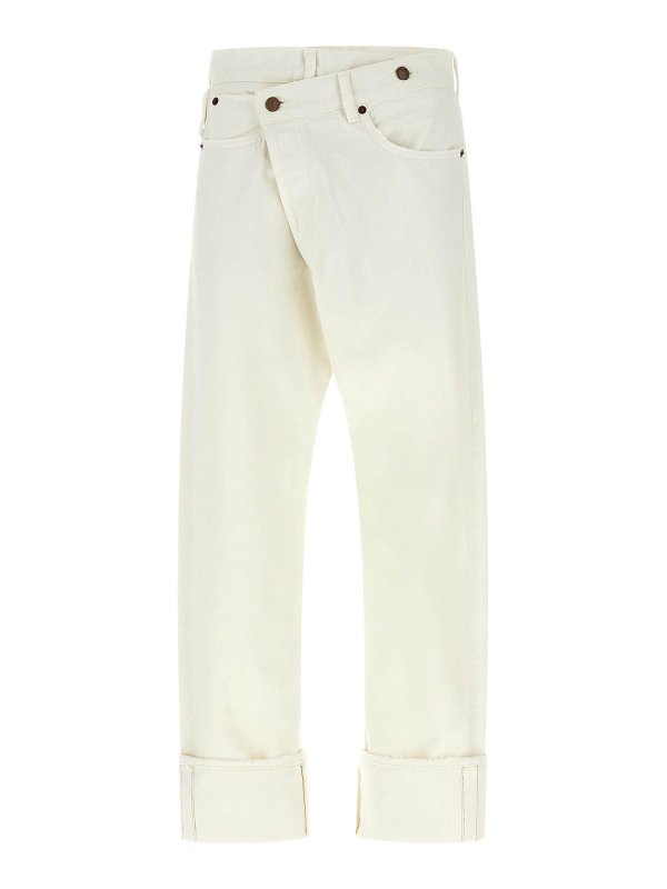 R13: Jeans évasés - Jean Bootcut - Blanc