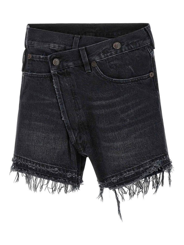 R13: トラウザーショーツ - ショートパンツ - 黒