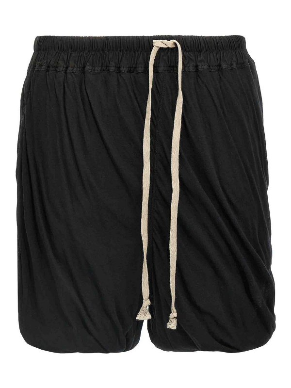 RICK OWENS: Trousers Shorts - Dbl Long Boxers Bermuda Shorts