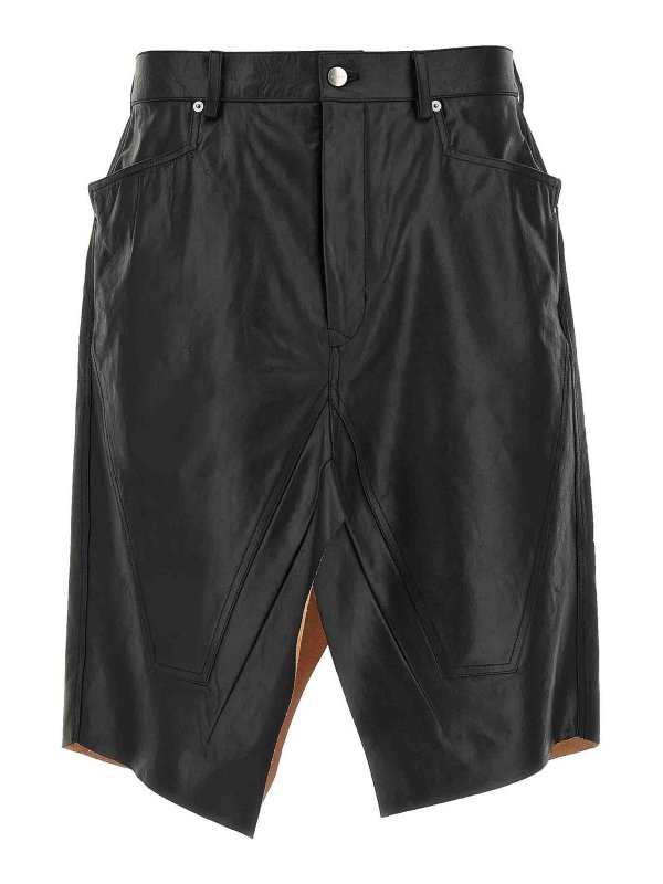 RICK OWENS: Knielange und Midi Röcke - Midirock - Schwarz