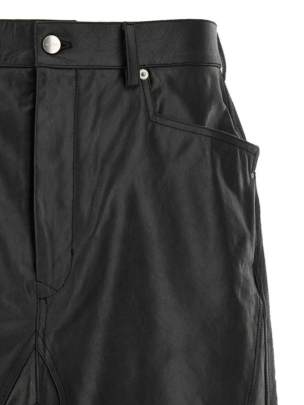 The Best Shops RICK OWENS: Knielange und Midi Röcke - Midirock - Schwarz