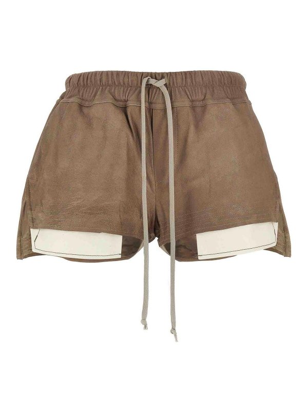 RICK OWENS: トラウザーショーツ - ショートパンツ - ベージュ