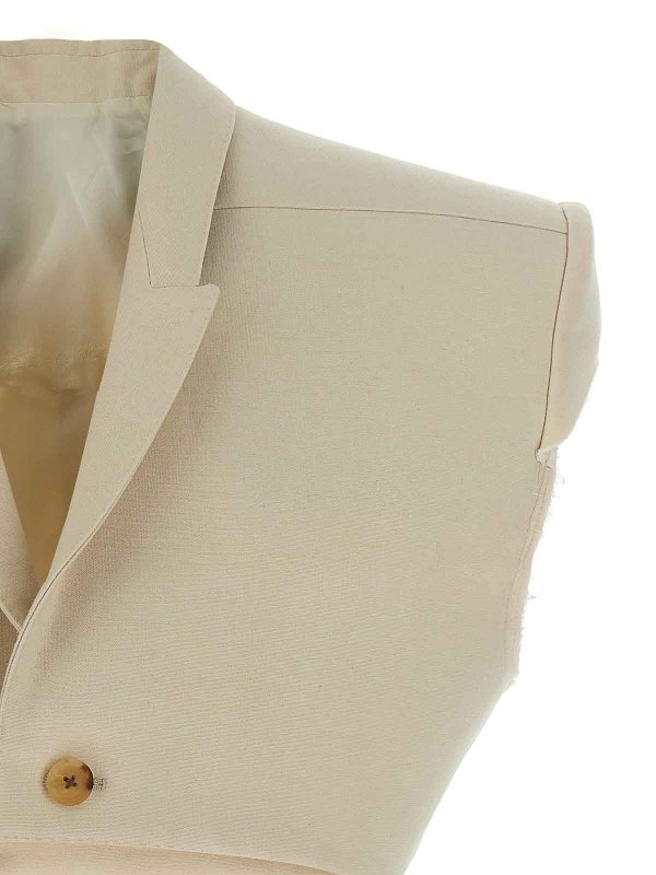 The Best Shops RICK OWENS: vests - Micro Tatlin Vest