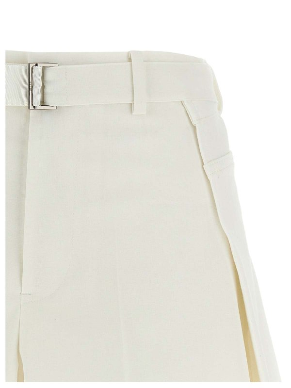 The Best Shops Sacai: Hosen Shorts - Shorts - Weiß