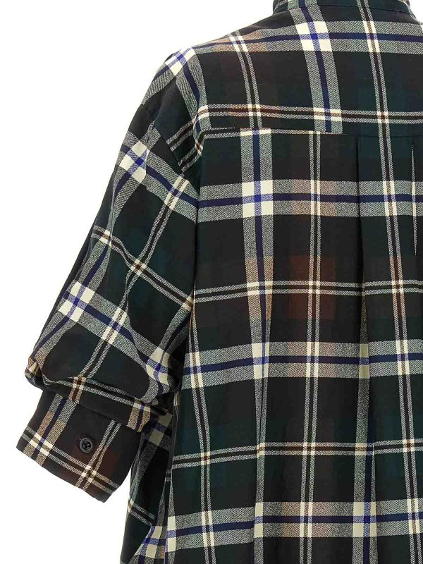 Knitted Panel Shirt shop online: Sacai