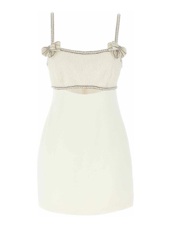 Self Portrait: ショートドレス - ショートドレス - 白