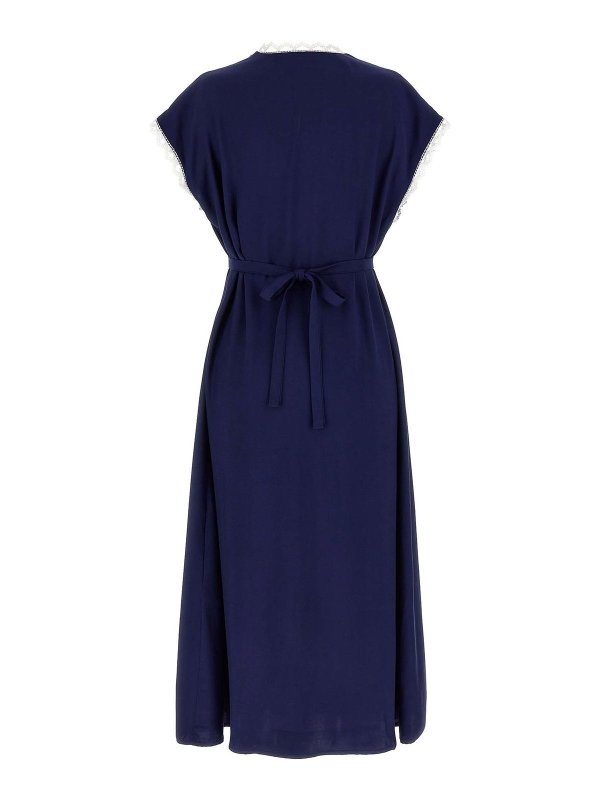 SLEEPER: Knielange Kleider online - Knielanges Kleid - Blau