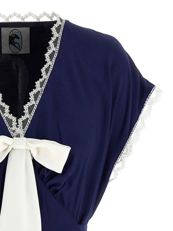 The Best Shops SLEEPER: Knielange Kleider - Knielanges Kleid - Blau