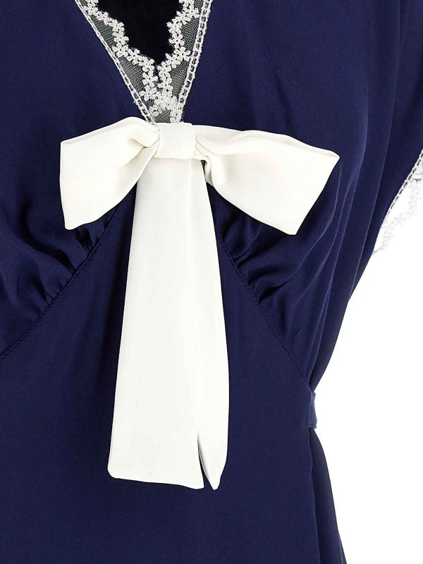 Knielanges Kleid - Blau shop online: SLEEPER