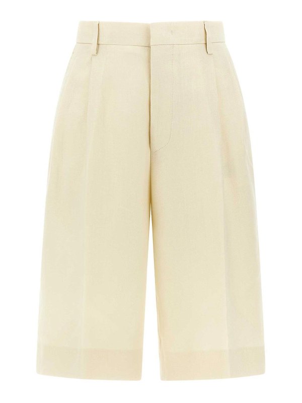 TAGLIATORE: pantaloni shorts - Shorts di bermuda di lino