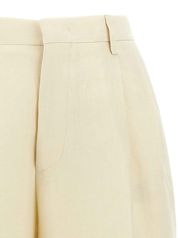 The Best Shops TAGLIATORE: pantaloni shorts - Shorts di bermuda di lino