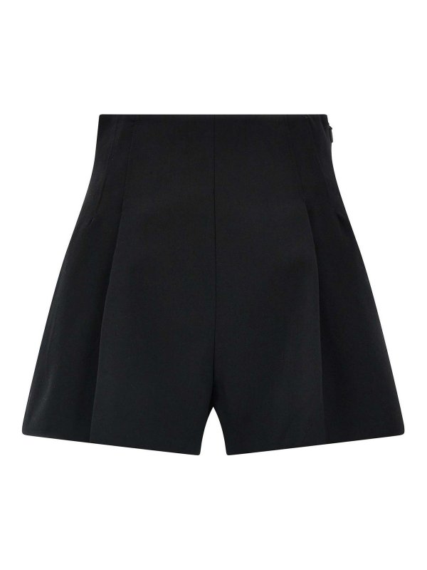 THE ANDAMANE: トラウザーショーツ - ショートパンツ - 黒