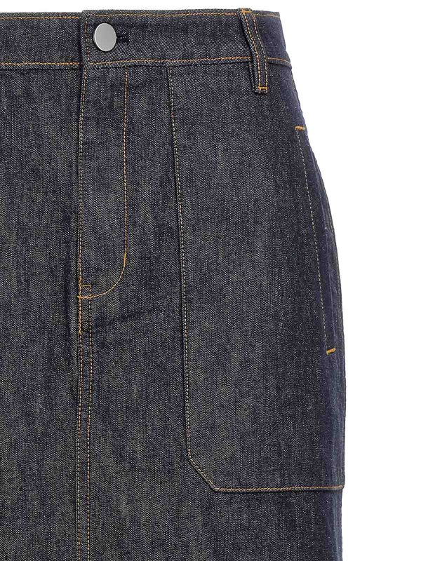 The Best Shops Theory: ニーレングススカート＆ミディ丈 - 膝丈/ミディスカート - ブルー