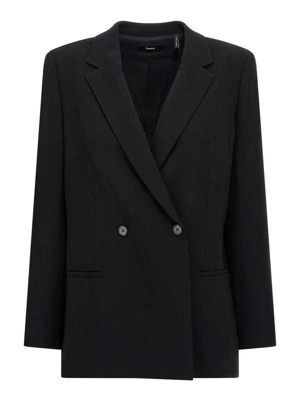 Theory: Vestes de costume - Blazer - Noir