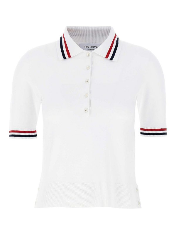 THOM BROWNE: Polos - Polo - Rwb