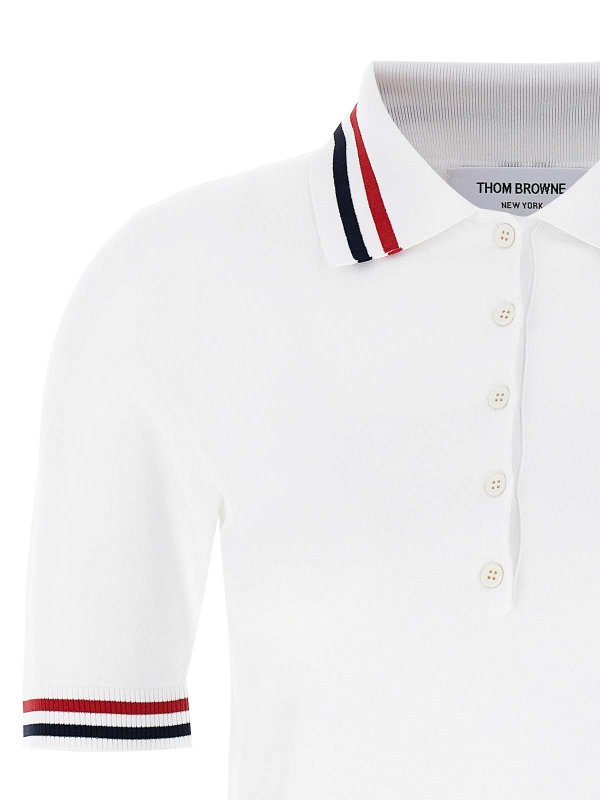 The Best Shops THOM BROWNE: Polos - Polo - Rwb