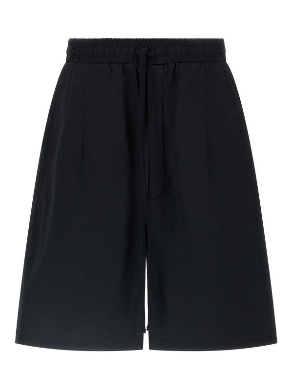THOM KROM: トラウザーショーツ - ショートパンツ - 黒