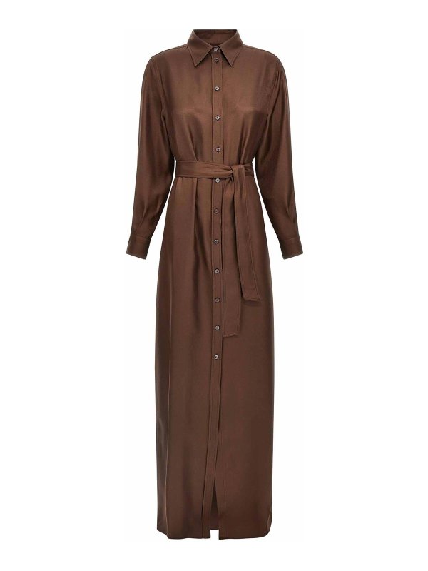 TOM FORD: ニーレングスドレス - 膝丈ドレス - ブラウン