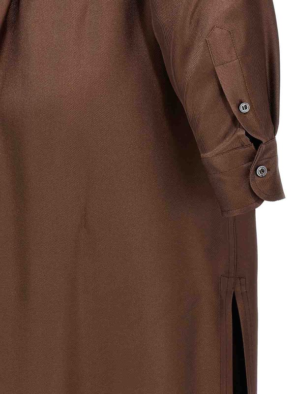 膝丈ドレス - ブラウン shop online: TOM FORD