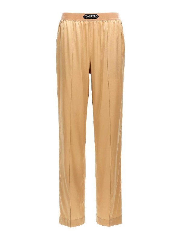 TOM FORD: Pantalons casual - Pantalons Décontractés - Beige