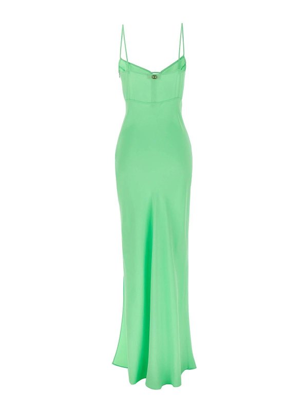 TWINSET: maxi dresses online - Maxi Satin Dress