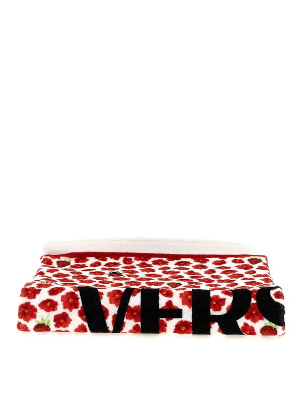 VERSACE YOUNG: Accessoires de plage - Strawberry Garden - Multicolore