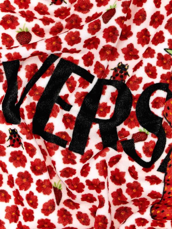 The Best Shops VERSACE YOUNG: Accessoires de plage - Strawberry Garden - Multicolore