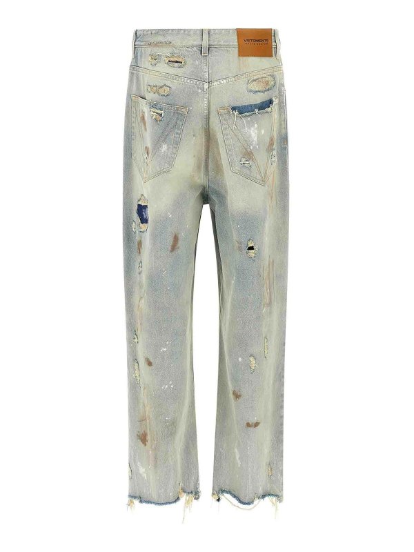 VETEMENTS: ブーツカットジーンズ online - ブーツカットジーンズ - ライトブルー