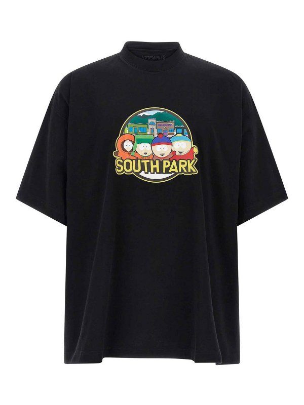 VETEMENTS: Tシャツ - Tシャツ - 黒