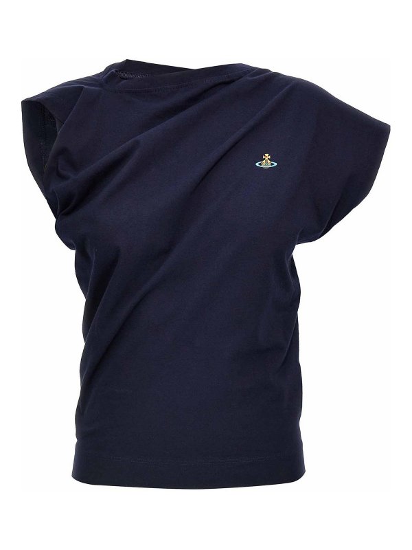 VIVIENNE WESTWOOD: Tops & Débardeurs - Top - Bleu