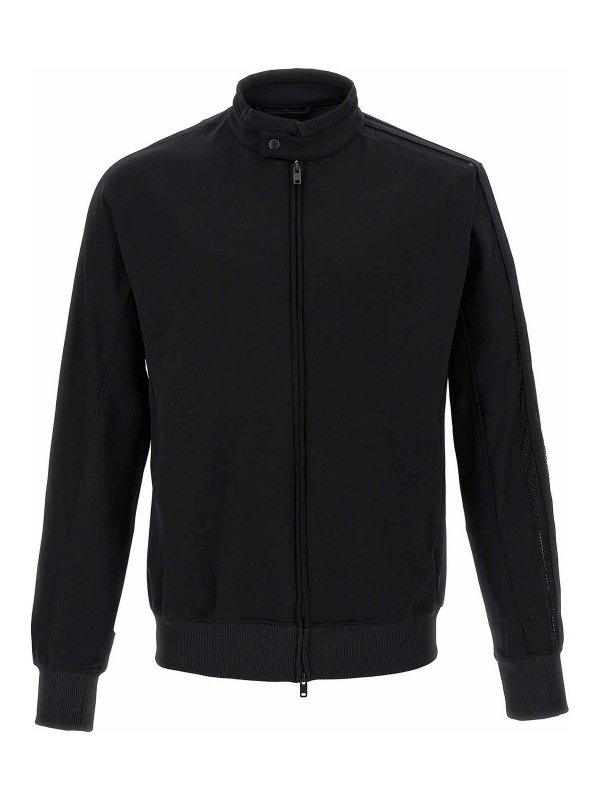 Y-3: Sudaderas y suéteres - Sudadera - Negro