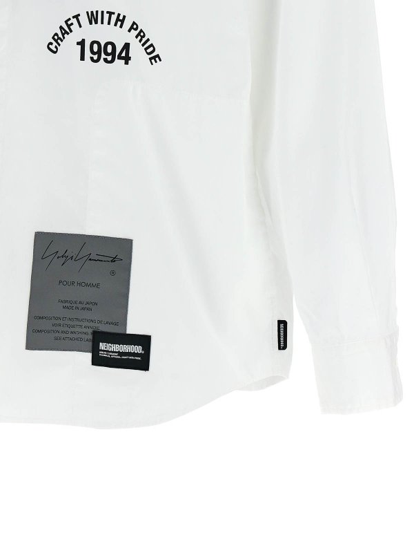 シャツ - 白 shop online: YOHJI YAMAMOTO